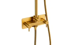 Udebruser messingfinish kold/varm Ø20 cm