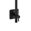 Udebruser sort t/koldt vand Ø20 cm