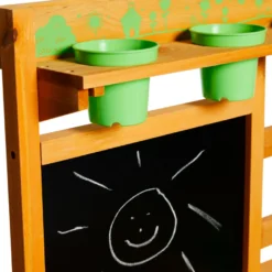 Udekøkken m/tilbehør træ 77 x 32 x 95 cm - Nordic Play