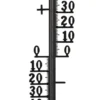 Udendørstermometer i metal