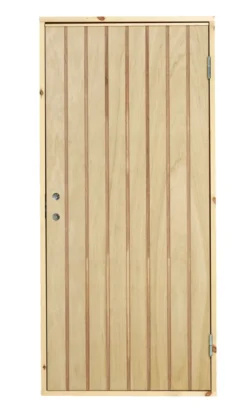 Udhusdør højrehængt 94,8 x 205 cm