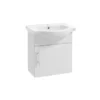 Underskab m/vask Basic NR2 hvid - REN