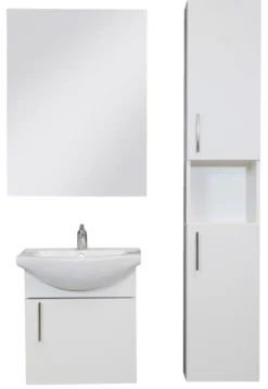 Underskab m/vask Basic NR2 hvid - REN