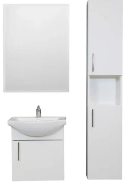 Underskab m/vask Basic NR2 hvid - REN
