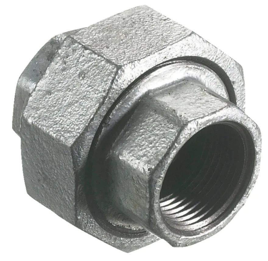 Union galvaniseret 3/4" - muffe/muffe