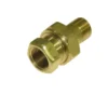 Union lige 1/2" - messing