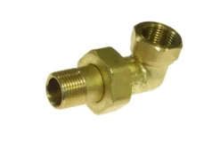 Union vinkel 1/2" - messing
