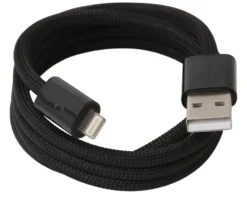USB-A til lightning magnetisk kabel 1 meter sort