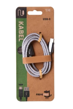 USB-A til USB-C kabel - 1 meter