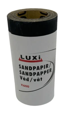 Vådslibepapir korn 600, 93 mm x 5 meter - LUXI®