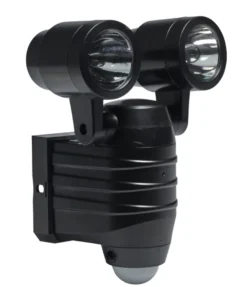 Væglampe 2x5 W LED med sensor sort - Garden®
