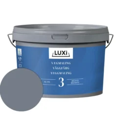 Vægmaling 3 havblå 2,25 liter - LUXI®