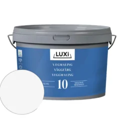 Vægmaling 10 hvid 2,25 liter - LUXI®