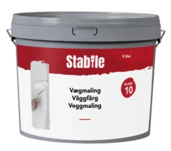 Vægmaling 10 hvid 9 liter - Stabile®