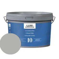 Vægmaling 10 lys grå 2,25 liter - LUXI®