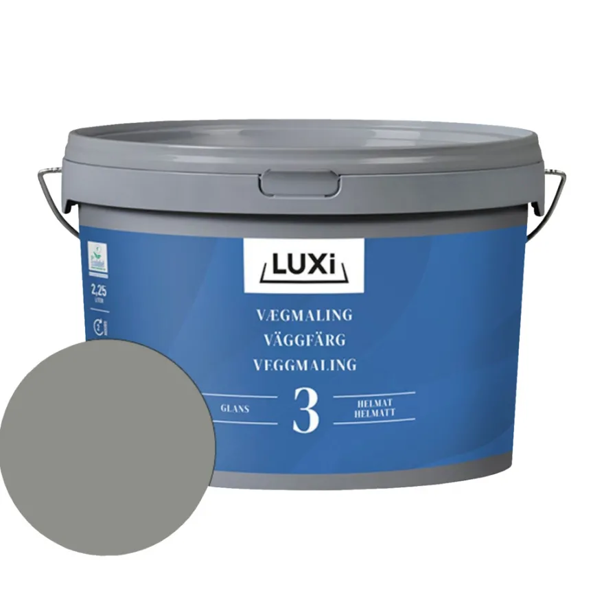 Vægmaling 3 skovgrøn 2,25 liter - LUXI®