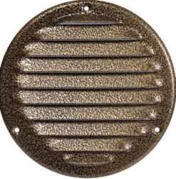 Vægrist med net Ø165 mm - metal antik