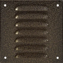 Vægrist med net 170 x 170 mm – antik metal