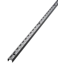Vægvange t/Rack system 100 cm sort