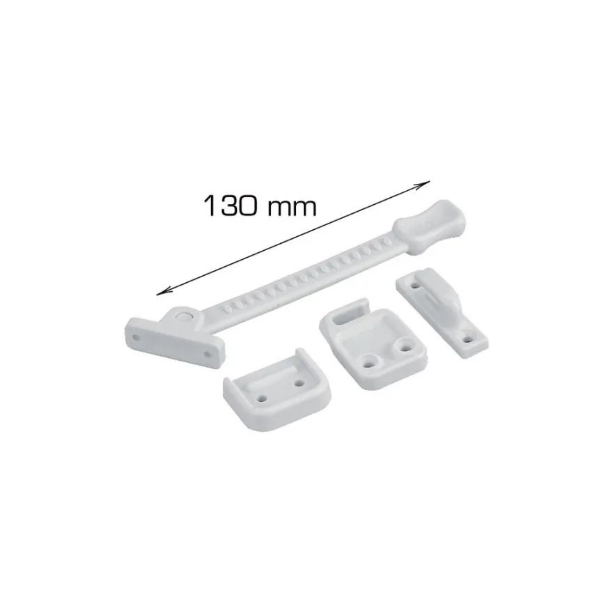 Vinduesholder 130 mm hvid plast