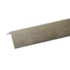 Vinkelliste børstet alu 20 x 10 x 2000 mm
