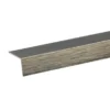 Vinkelliste børstet alu 25 x 25 x 2000 mm