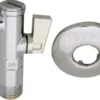 Vinkelventil med filter 1/2" x 1/2"