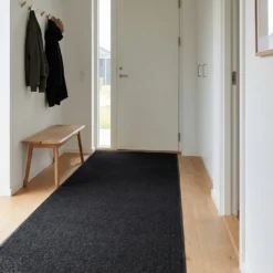 Wash&Clean smudsmåtte sort 90 x 250 cm