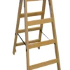 Wienerstige i træ 4 trin 113 cm - Silkeborg Stigefabrik