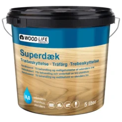 Woodlife Superdæk sort træbeskyttelse 5 liter