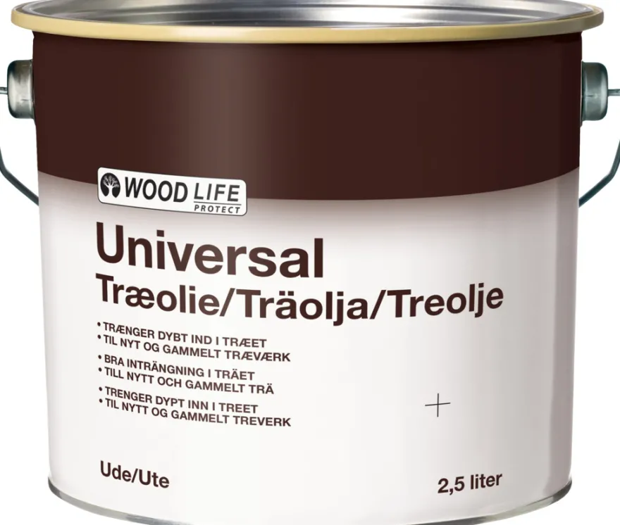 Woodlife universal træolie gylden 2,5 liter